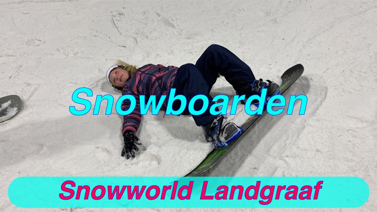 Mijn eerste keer snowboarden in Snow World Landgraaf / Kerkrade #snowboarding #firsttime