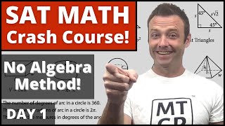 SAT Math Crash Course | No Algebra Method! | The Best SAT Math Review!