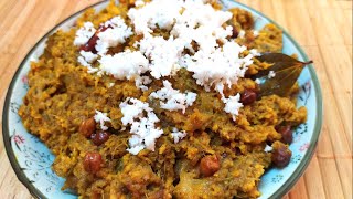 নারকেল দিয়ে কচু শাক||Kochu Saag Recipe||Narkel Diye Kochu Shak|Bengali Veg Recipe|Moon's Cuisine
