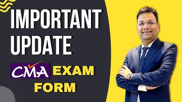 CMA Exam Form | ICMAI Exam Form | CMA Exam Form 2022