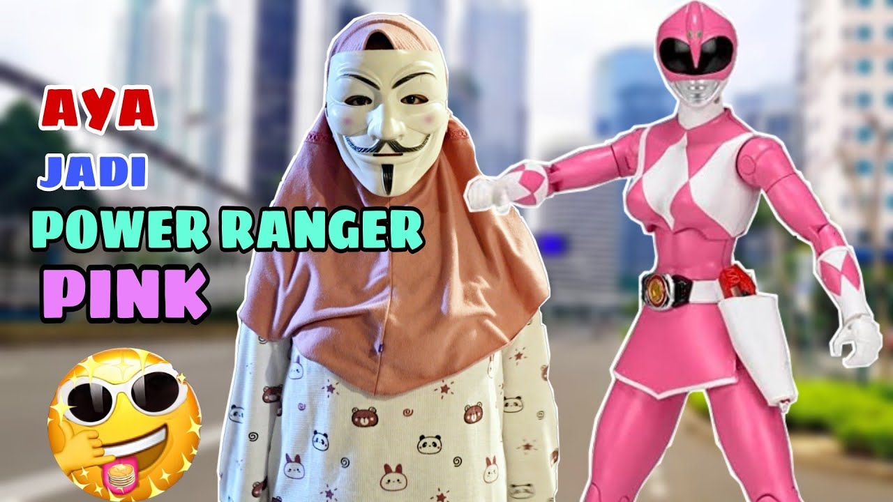 DRAMA | AYA JADI POWER RANGER PINK | CHIKAKU FAMILY - YouTube