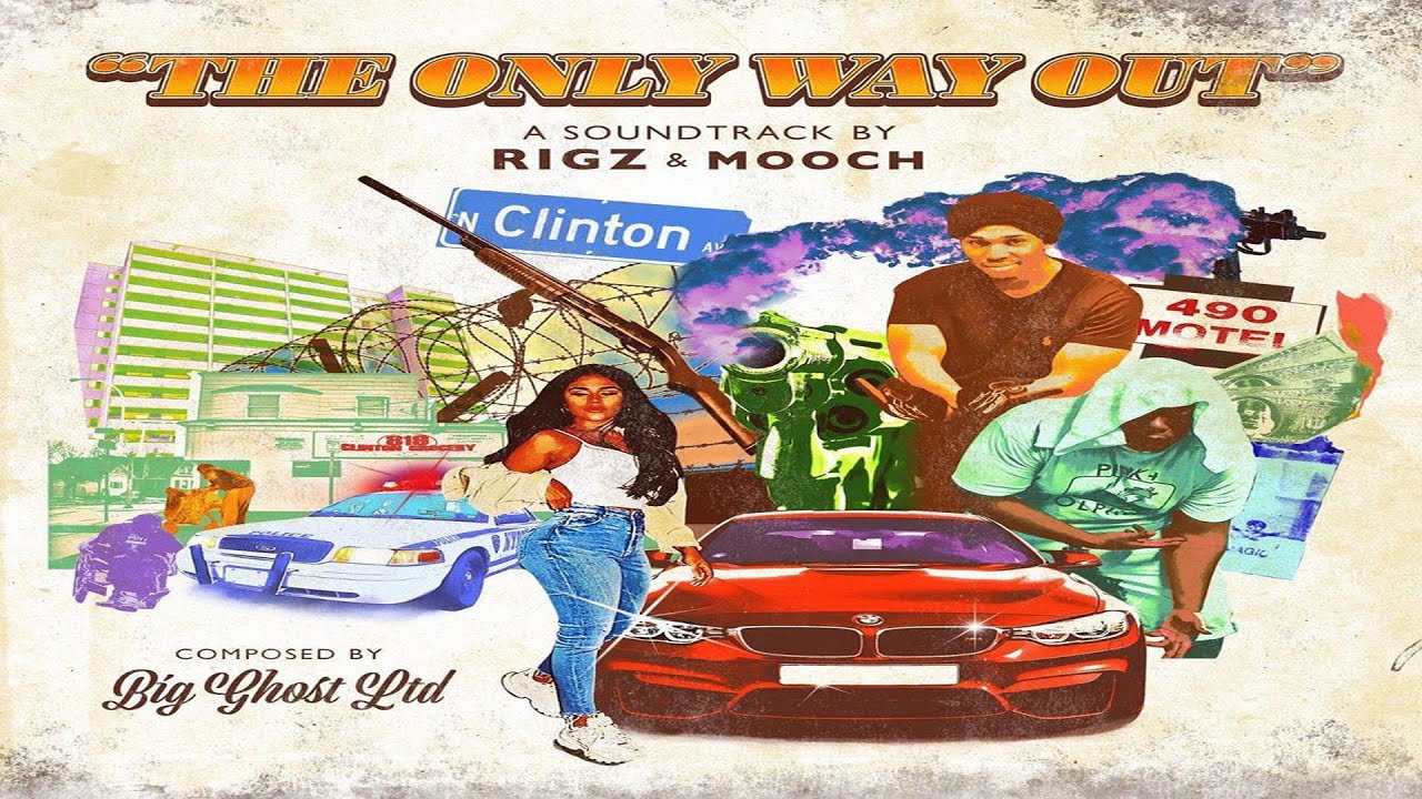 美品　Rigz & Mooch - The Only Way Out レコード Rigz & Mooch - The Only Way Out (Prod. By Big Ghost Ltd) (New Full