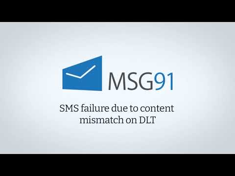 SMS Failure Due To Content Mismatch on DLT