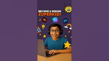 Why Just Watch Cartoons? Let Your Child Create Like a Pro! | ZuperKidz Design Course 🎨