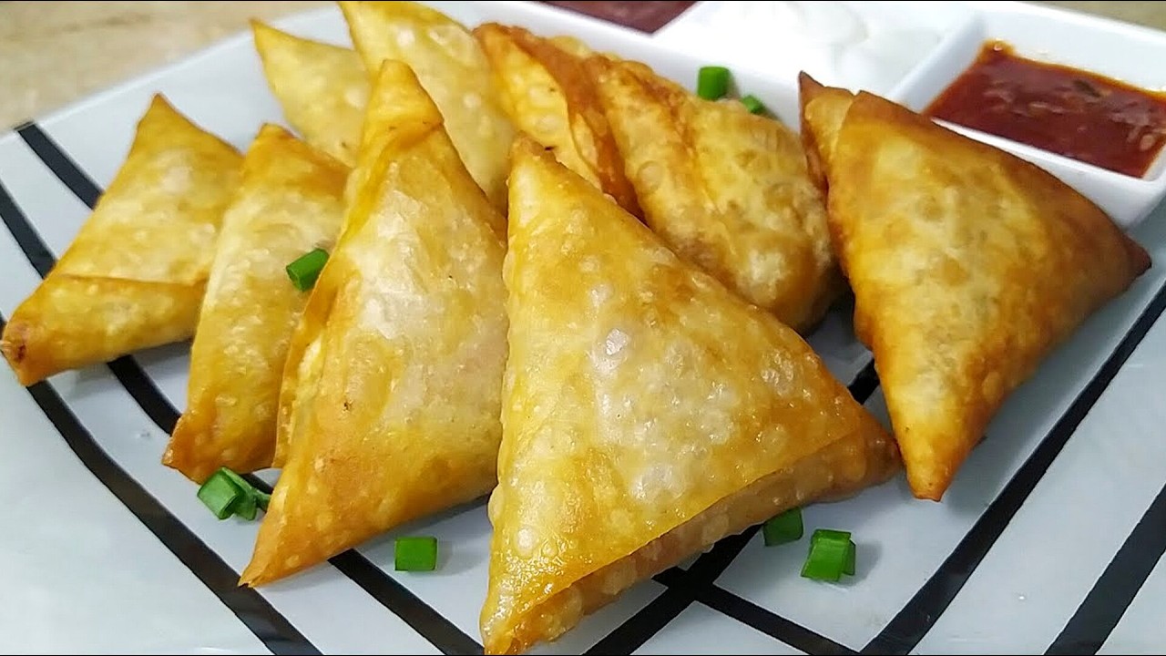Рецепт Самосы | Самоса Банан Ка Тарика | Рецепт куриной самсы