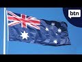Australias flag  behind the news