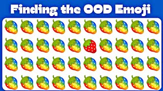 FIND OUT THE ODD EMOJI....EMOJI CHALLENGE | Fuddle Puzzle |