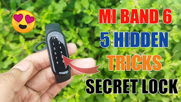 Mi Band 6 Top 5 Secret Hidden Features | Mi Band 6 Hidden Tips & Tricks | Camera, Music & More