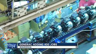 Generac adding 400 jobs