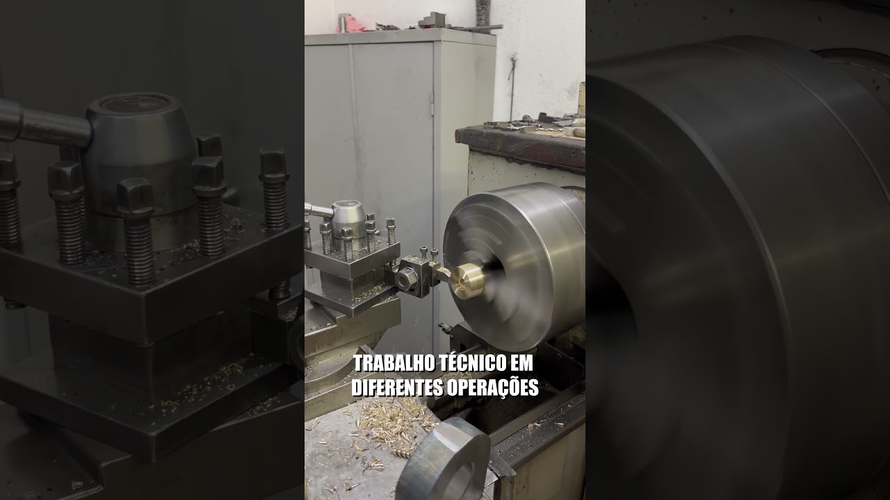 Takes do dia a dia de usinagem mostrando diferentes operações.