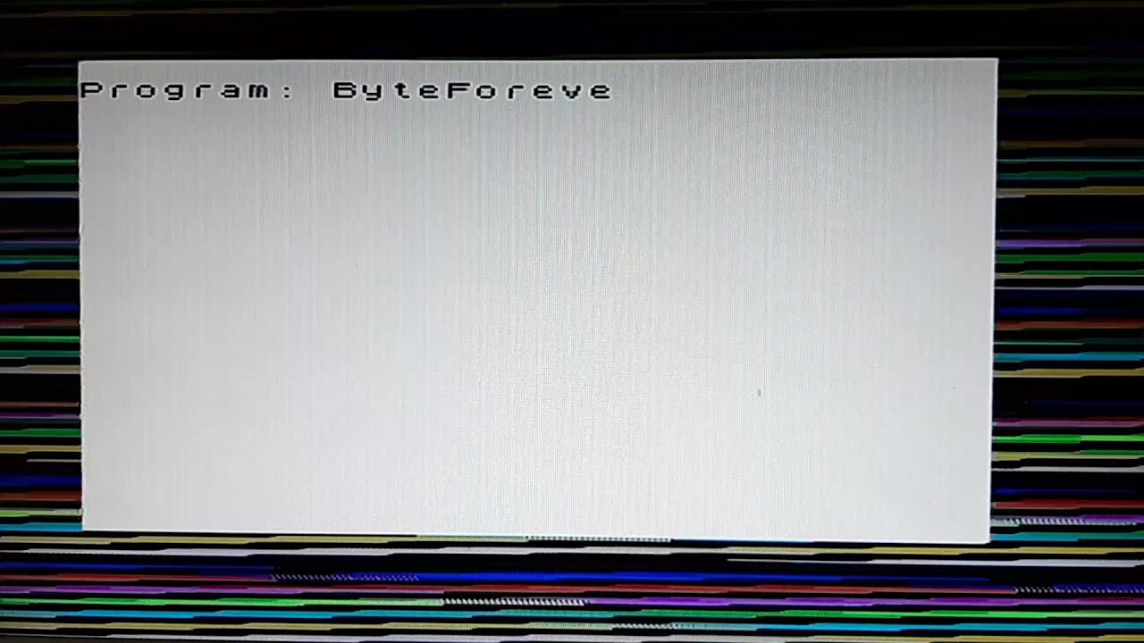 ZX Spectrum playing music