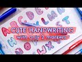 27 HAND LETTERING IDEAS WITH ONLY 2 MARKERS 🌜 CREATIVE HANDWRITING  STYLES FOR POSTER or FRONT PAGE