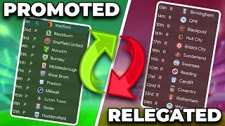 Every Team gets Promoted or Relegated