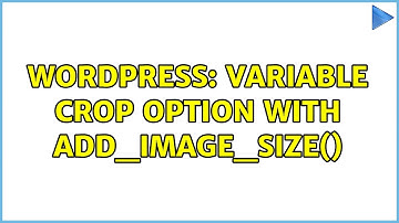 Wordpress: variable crop option with add_image_size()
