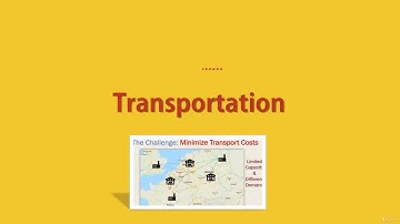 Logistics Optimization with Excel Solver - learn Logistics Management