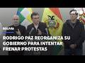 Paz anuncia reorganización de su gobierno para frenar protestas en Bolivia | AFP