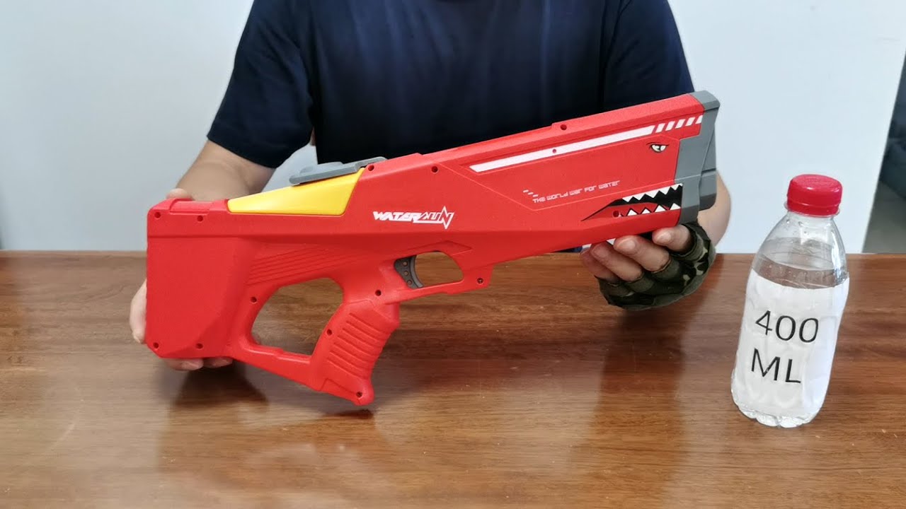 Shark Electric Water Gun Unboxing 2022 - Full Auto Water Blaster 