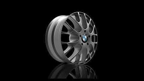 BMW M5 Rim animation video Eng Ahmed Salah (Keyshot)