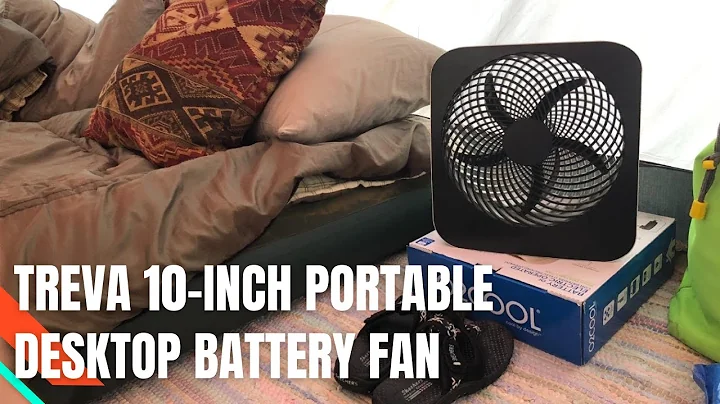 Treva 10-Inch Portable Desktop Battery Fan Review ...