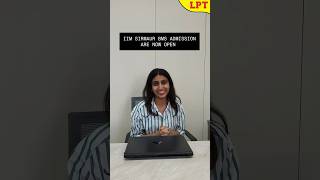 IIM Sirmaur BMS Admissions Open Now #iimsirmaur