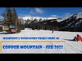 Copper mountain  highpoint to woodwinds ski trail 4k