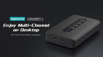 DigitalLife U2AUDIO7-1 7.1 External USB Sound Card - Windows 11