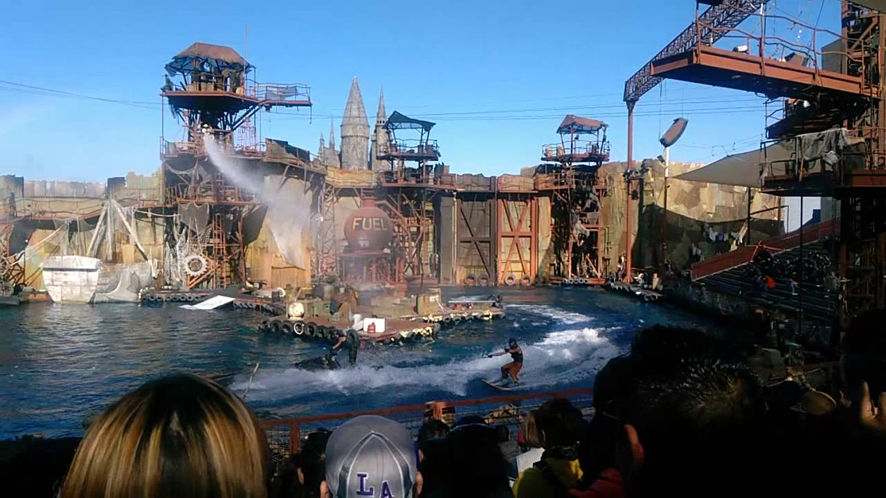 Show Espectáculo Completo WaterWorld Universal studios Hollywood