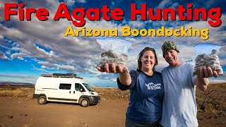 Boondocking at ROUND MOUNTAIN BLM rockhounding area.