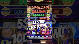 Autumn Moon- 5$ spins 10c denom!!! #casino #casinogames #slot #gambling