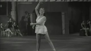 Vera Zorina Rehearses ‘Swan Lake’ - George Balanchine ‘Conducts’