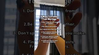 Ways to protect your marriage. 💯❤️#marriedlife #marriage #marriagetips
