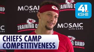Chiefs QB Patrick Mahomes Prepares for Season at Training Camp