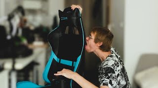 Nowy fotel obrotowy GEJmingowy