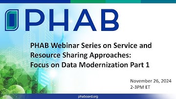 Service and Resource Sharing + Data Modernization: People, Processes, Finance, and Sustainability