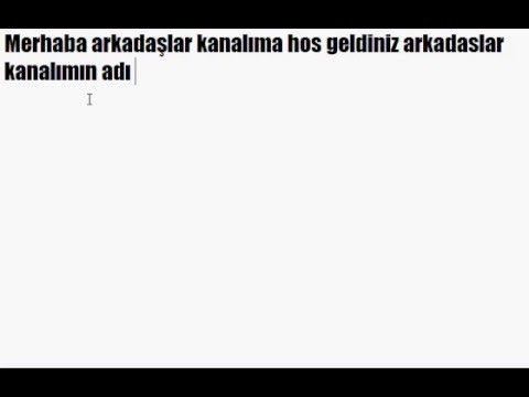 YouTubeci Şahin Kanal Tanıma Videosu