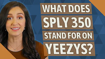 ¿Qué significa SPLY en Yeezy?