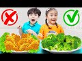 Annie and Friends Try To Eat Healthy Food