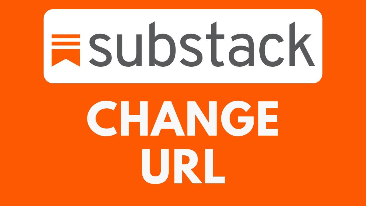 How To Change URL on Substack - YouTube