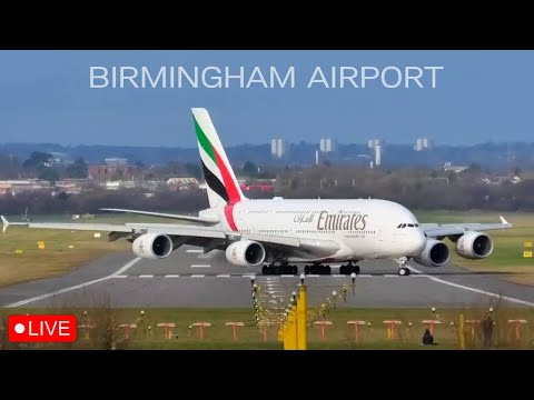 Birmingham Airport ( BHX ) Live ✈️ Sunday 24th August 2025