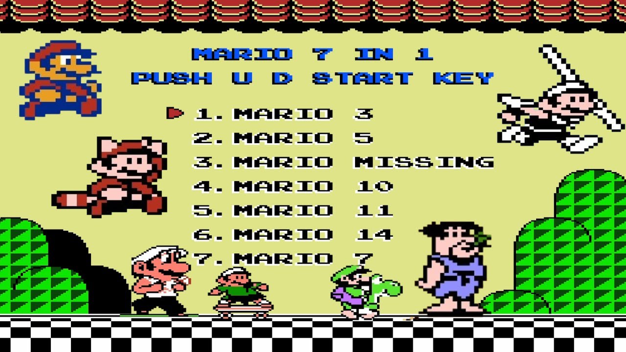 Mario 7 in 1 : NES Action Pack Gameplay