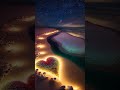 Samsung Beautiful Beach Heart Night Video Lockscreen #samsungdevice #samsung #beach #heart #love
