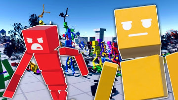 I Created A Military Survival Run With Cannons! - Fun With Ragdolls Gameplay