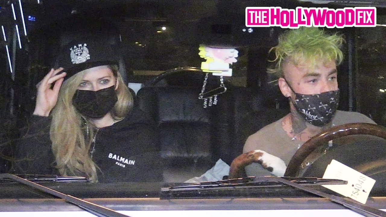 Avril Lavigne & Mod Sun Celebrate The Release Of 'Flames' From 'Internet Killed The Rockstar' At BOA