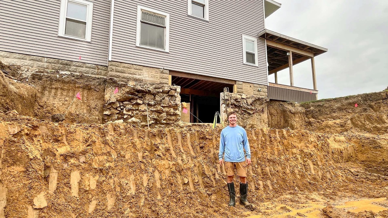 Restoring A $7,000 Mansion: Digging The Underground Movie Theatre (Pt. 4)