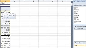 Pivot Table in Excel for Report Automation