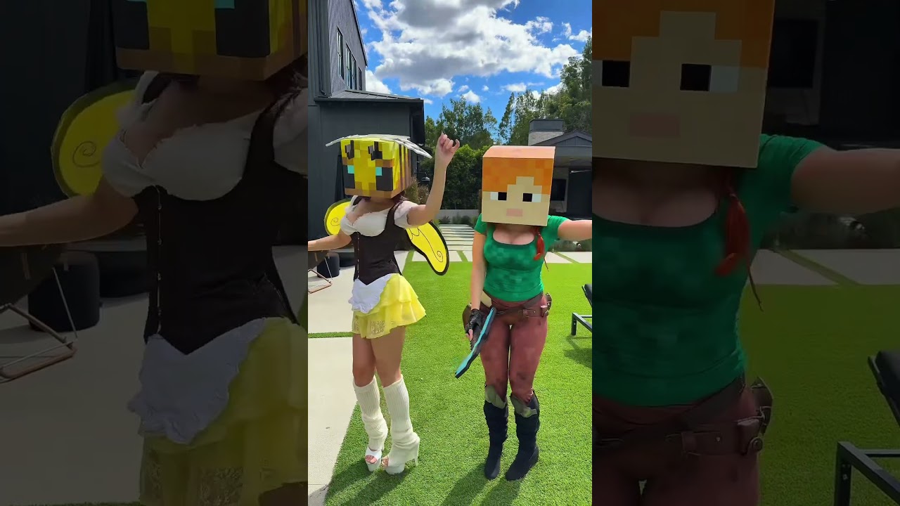 bonk ​⁠@Candylion 🐝#minecraft #minecraftcosplay #cosplay