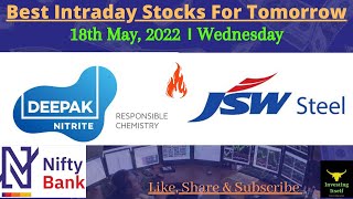 Intraday Stocks For Tomorrow | Deepak Nitrite Latest News, JSW Steel  Share Latest News