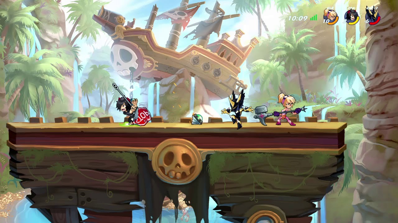 Brawlhalla 2v2 combo Yumiko and Scarlet YouTube