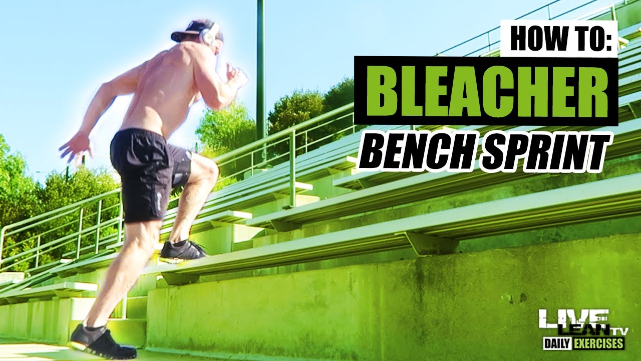 How To Do A BLEACHER BENCH SPRINT Exercise Demonstration Video and