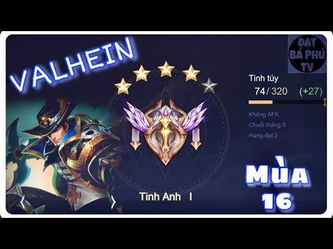 Liên quân Mobile | VALHEIN mùa 16 | ĐỒ + NGỌC + PHÙ HIỆU DỊ nhưng MẠNH 🔥